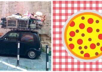Ist das Kunst oder kann das weg? Verkehrstechnische und gastronomische Erlebnisse in Neapel (©RosiKmitta)