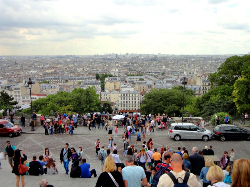 Blick vom Montmartre auf Paris_©RosiKmitta